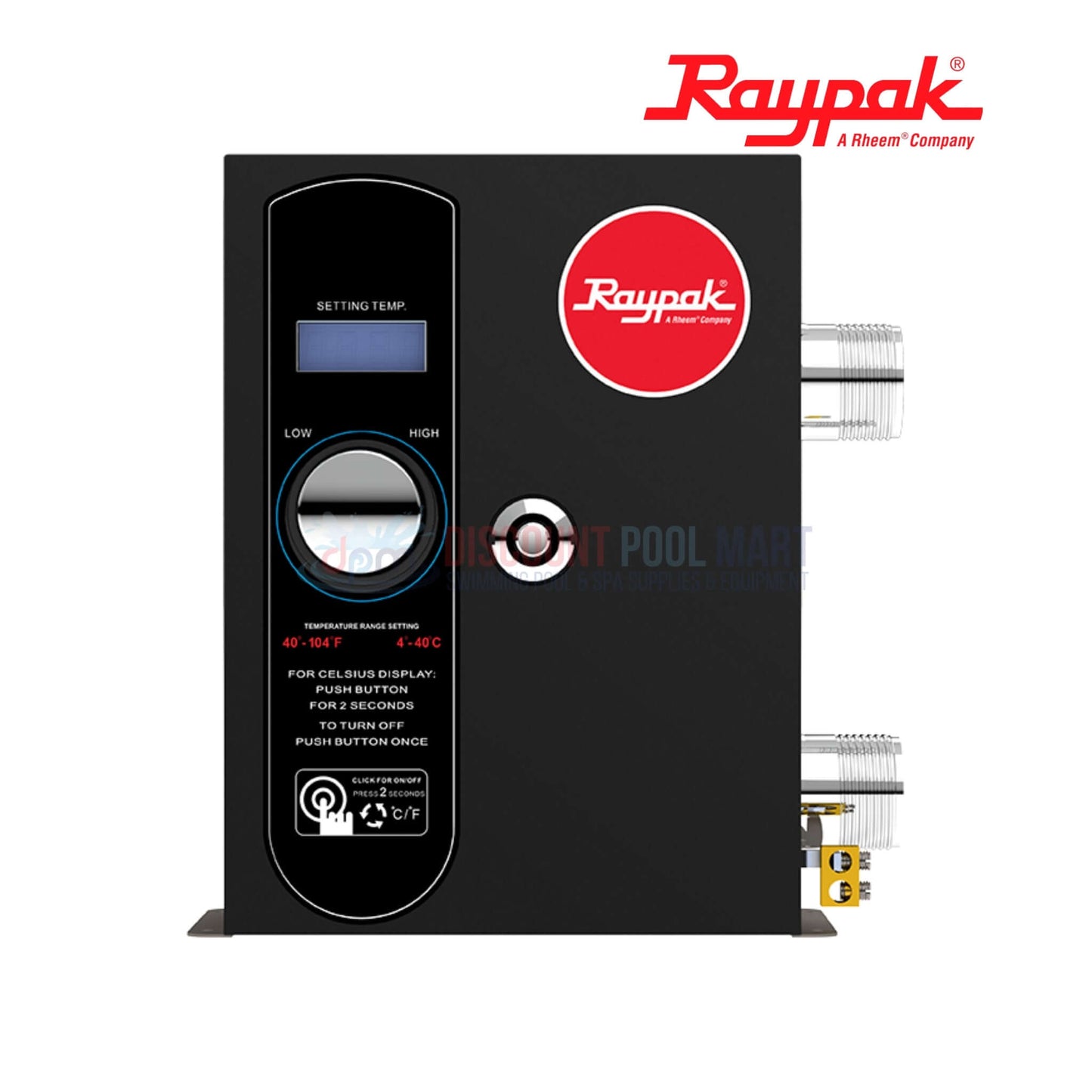 Raypak E3T Electric Pool & Spa Heater 1 Ph 18kW 240V