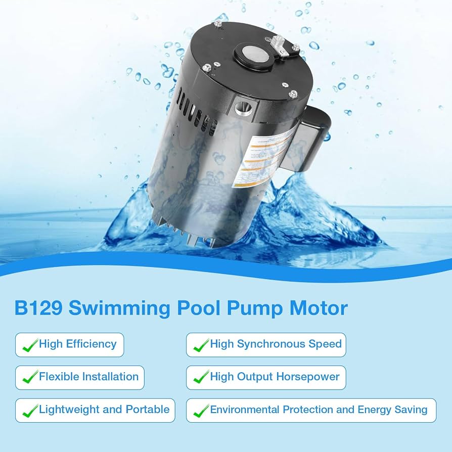 Century C-Face Pool and Spa Pump Motor 1.10HP 115/230V