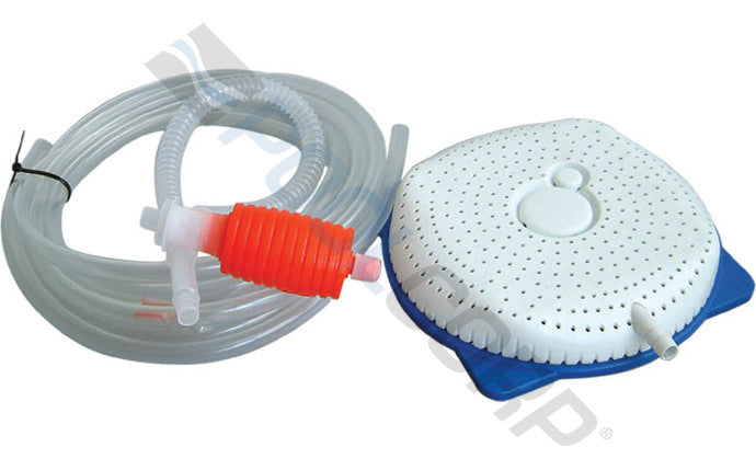 Pool Drain Cover with 15' Hose and Syphon