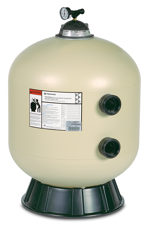 Pentair 30" Triton® II Side Mount Filter TR100 Almond