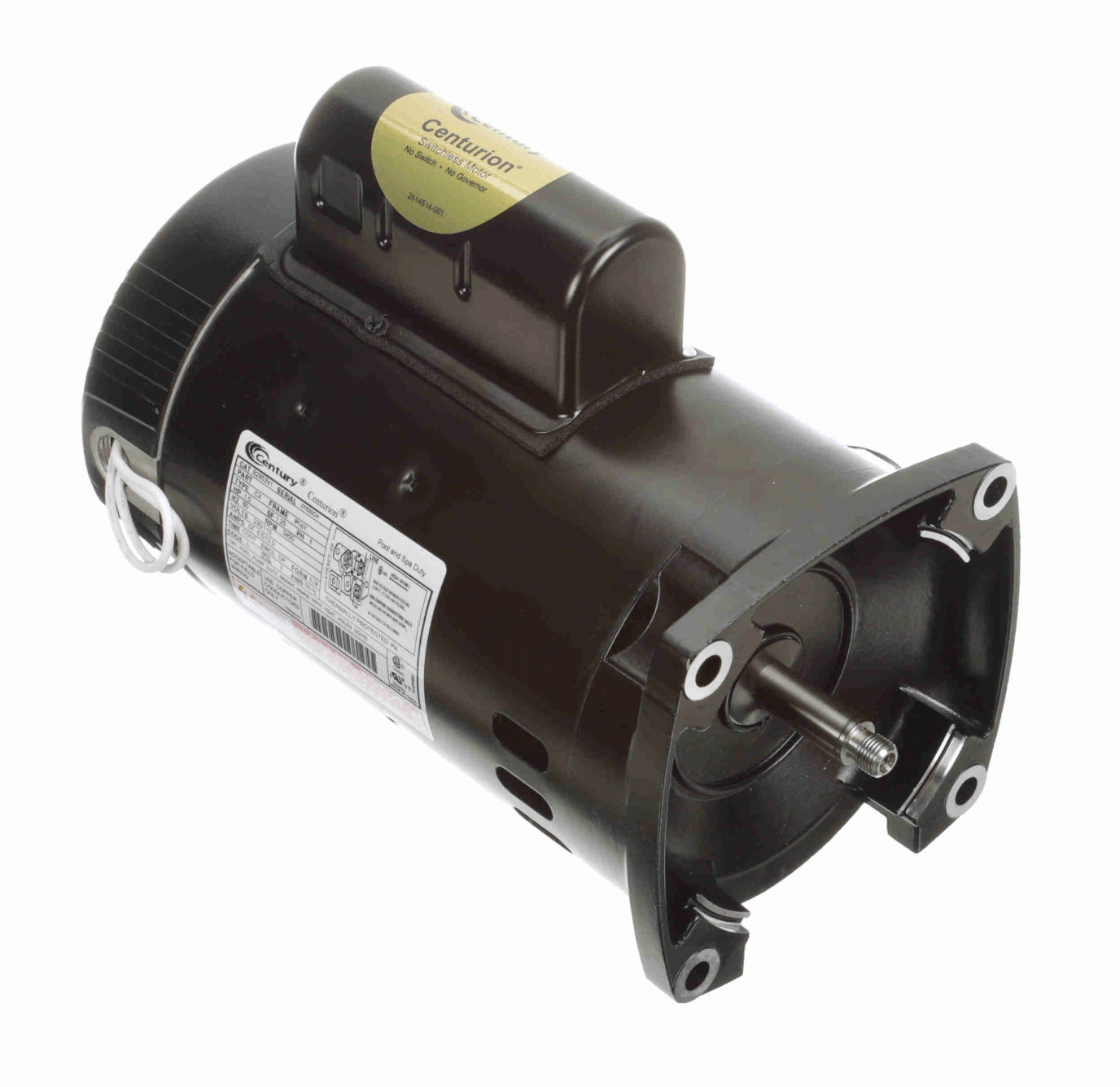Century C-Face Pool and Spa Pump Motor 1.10HP 115/230V