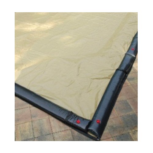 17' x 29' Black/Tan Rectangle Emperor Winter Cvr for 12' x 24' Rectangle IG Pool