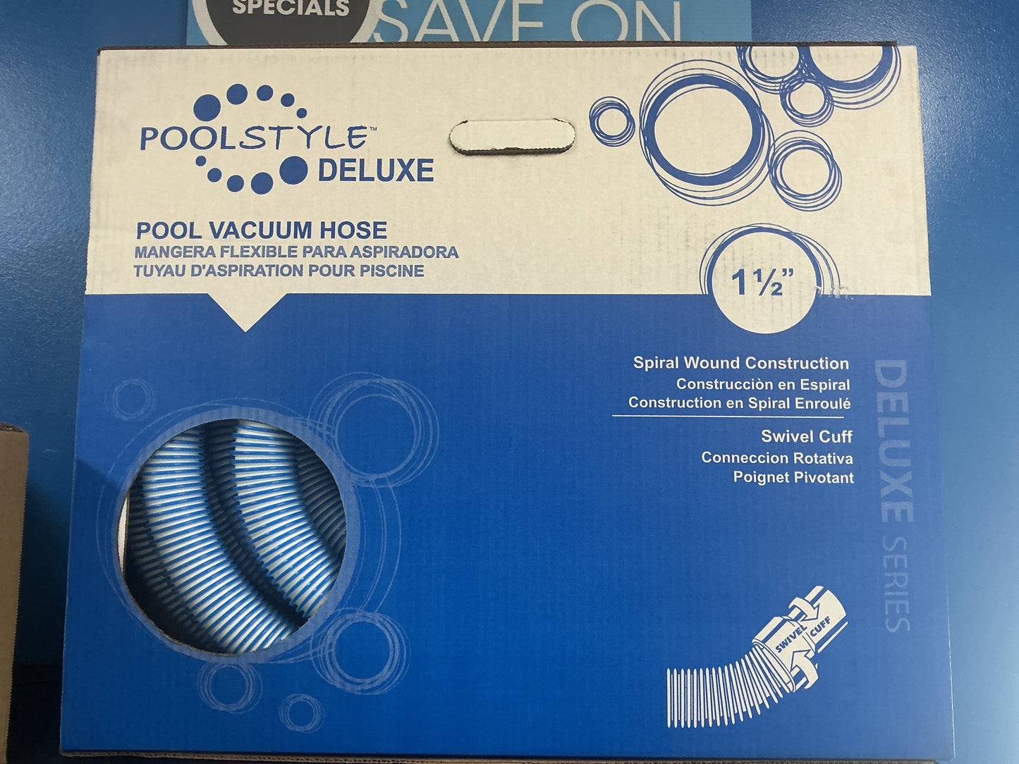 DELUXE VAC HOSE 1.5"X30'