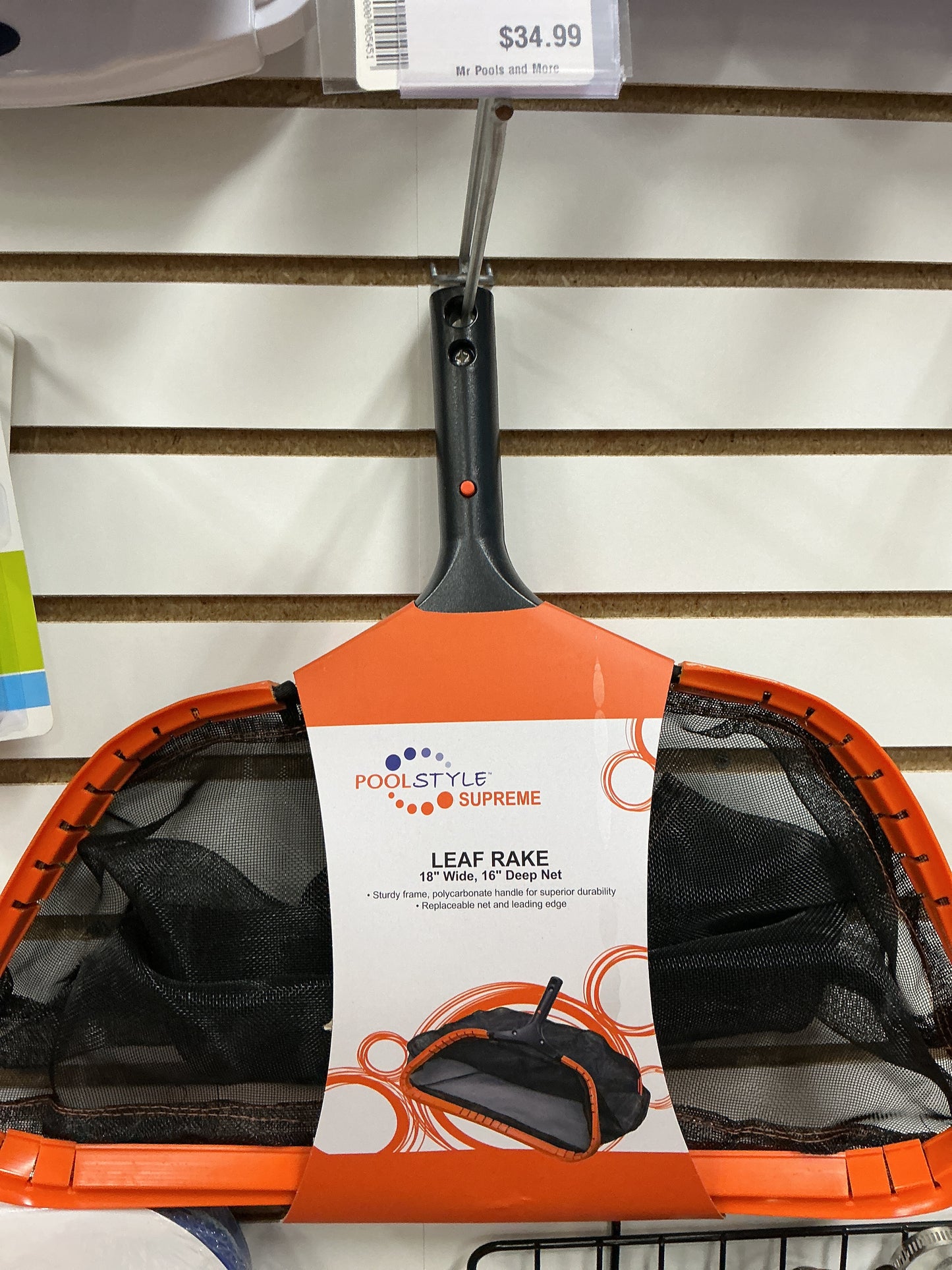 18" SUPREME SERIES LEAF RAKE W/