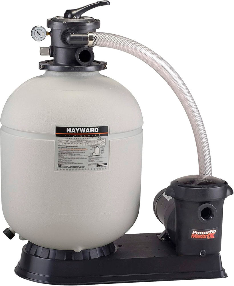 Hayward 18" Pro Series Top Mount Sand Filter with 4-Way Valve
