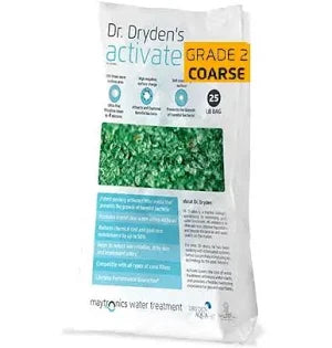 25 LB GRADE-2 (COARSE) ACTIVATE GLASS FILTER MEDIA