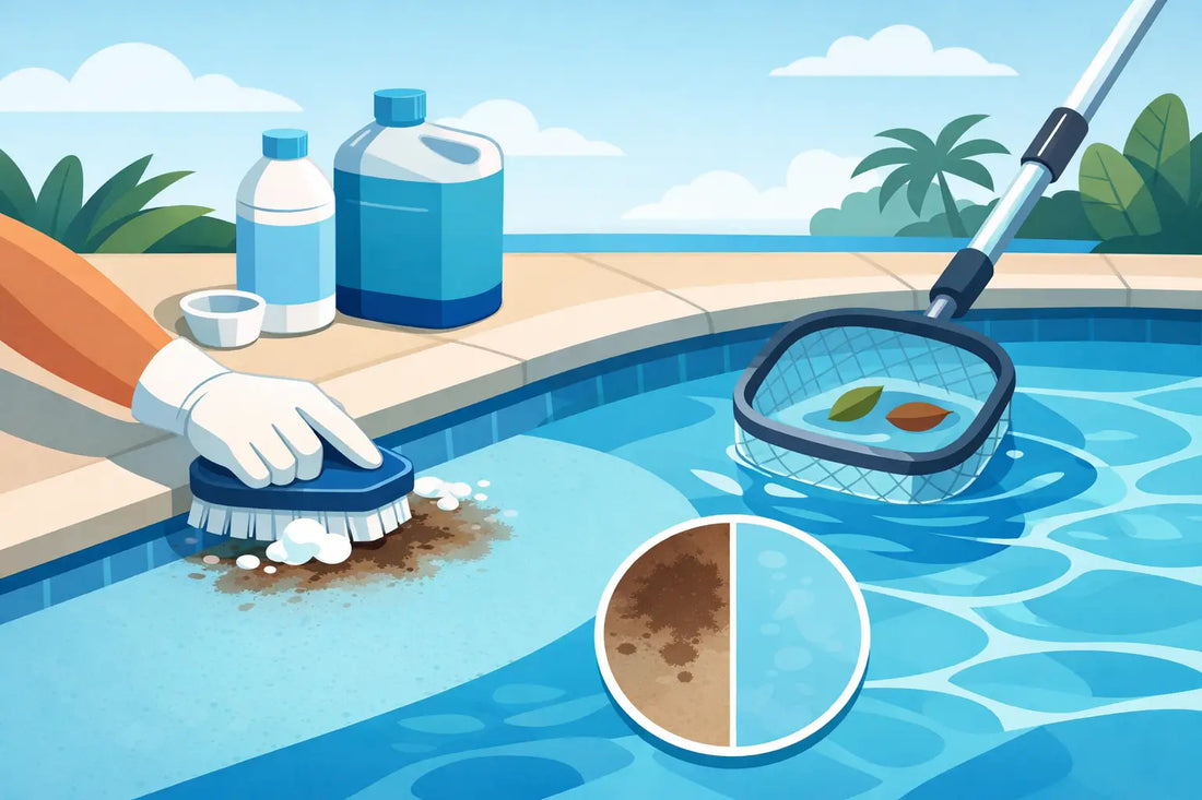 How to Remove Pool Stains Without Damaging Finish
