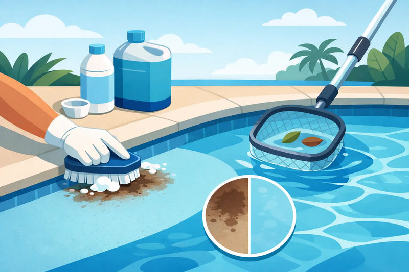 How to Remove Pool Stains Without Damaging Finish