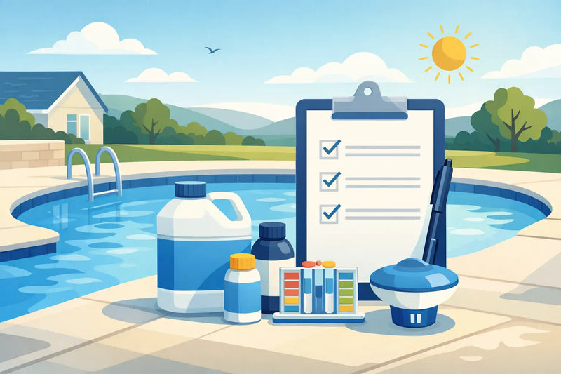 Pool Opening Chemical Checklist for Ohio Owners