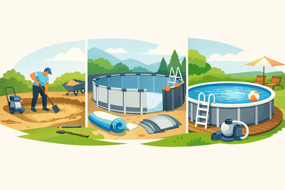 How Are Above Ground Pools Installed?