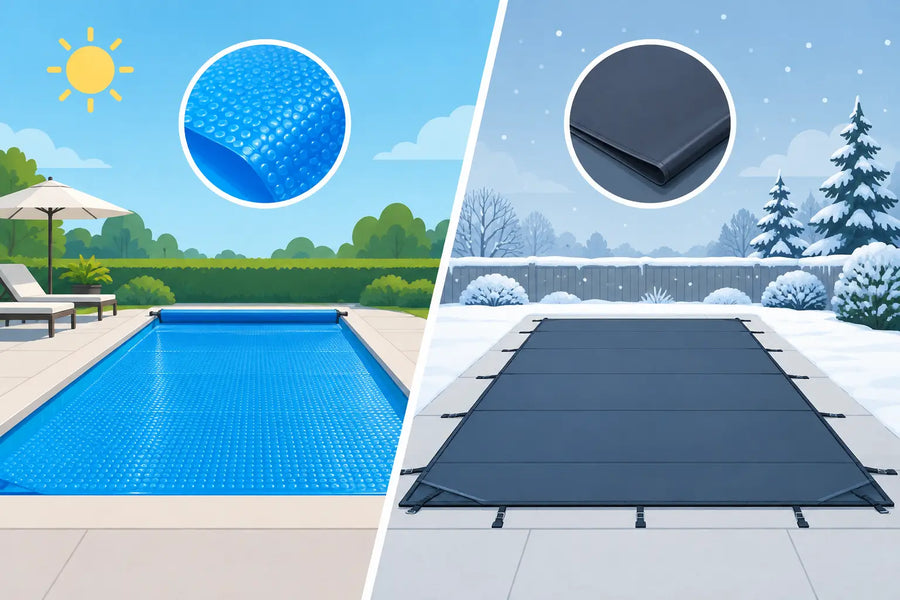 Solar Cover vs Winter Cover: Which Does Your Pool Need?