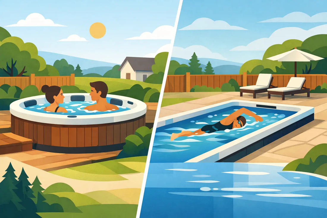 Hot Tub vs Swim Spa for Your Ohio Backyard