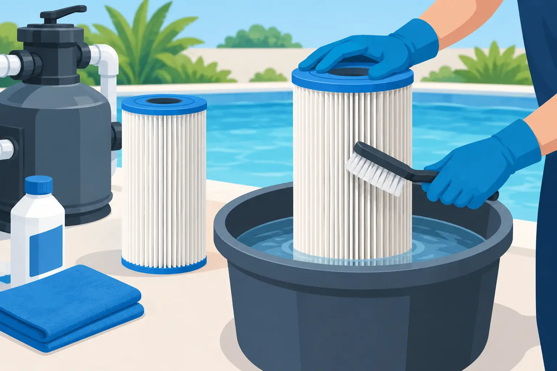 How to Clean a Pool Cartridge Filter the Right Way