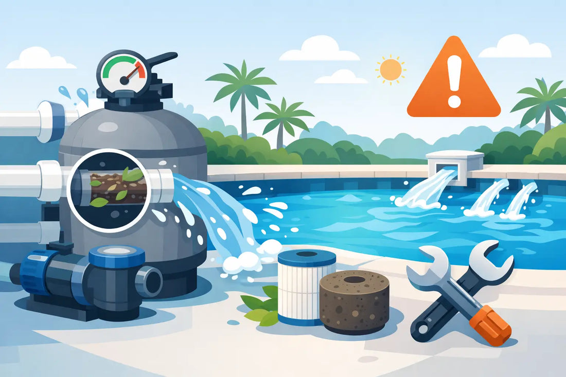 Why Is Pool Filter Pressure High? Causes and Fixes