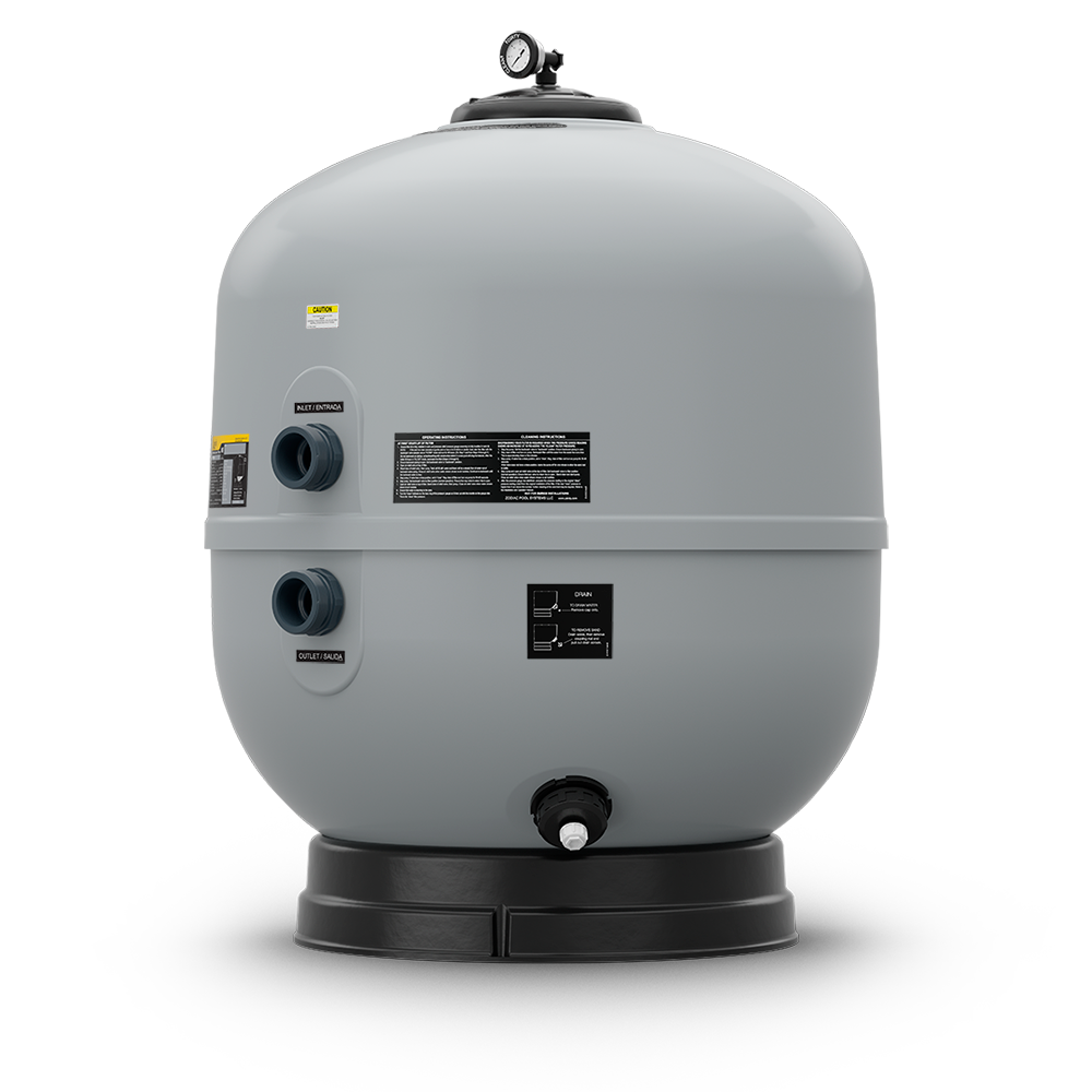 Jandy 35.5" SFSM Side Mount Vertical Sand Filter with Unions