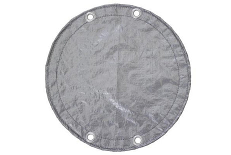 COVER OVAL 12'x24' SILVER/BLACK