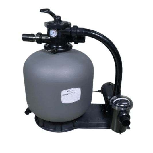 Super-Pro 21" FSP Sand Filter System w/ 2-Speed Pump & 6' Cord 1HP 187 lbs Capacity