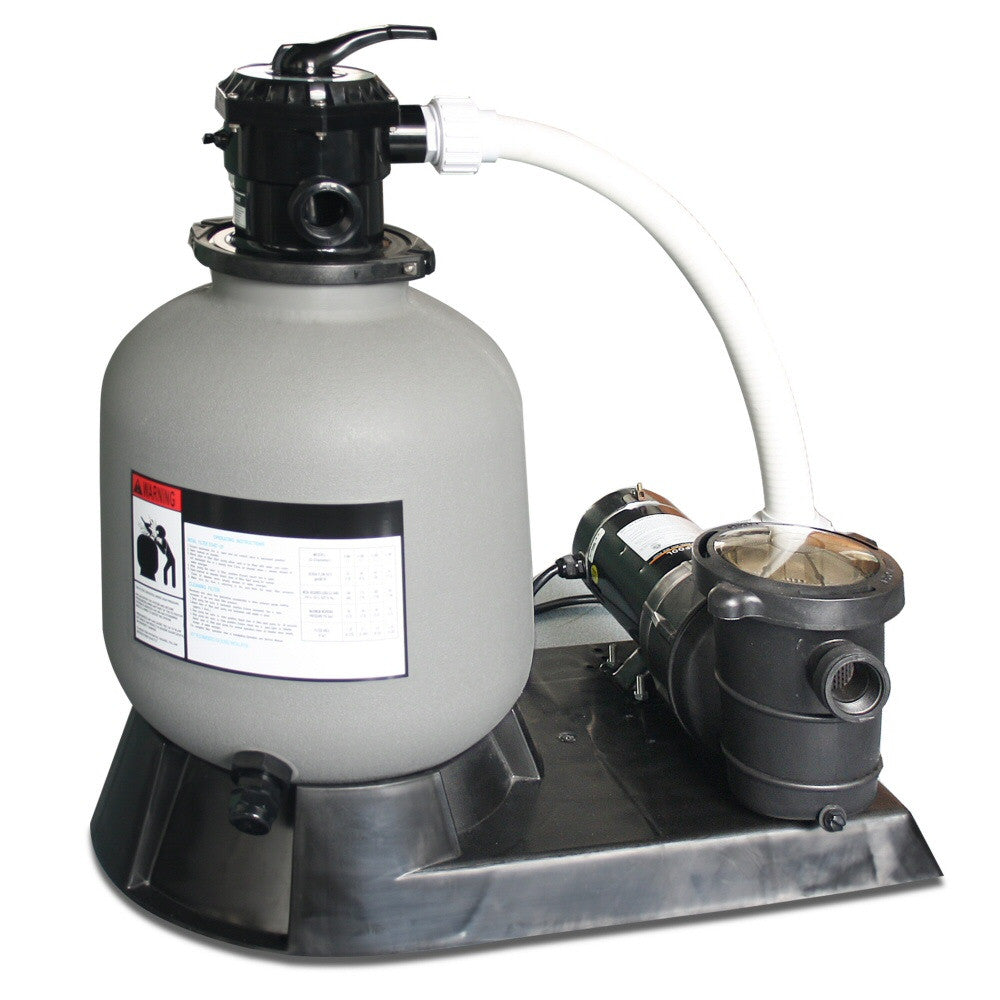 HydroTools 19" Complete .9 THP 2940 GPH Tank Sand Filter System