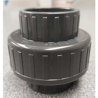 1 1/2″ PVC UNION  1.5″ to 1.5″ slip to slip union AC 14818BLK