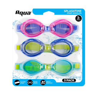 SPLASHTIME Swim Goggle 3 pack