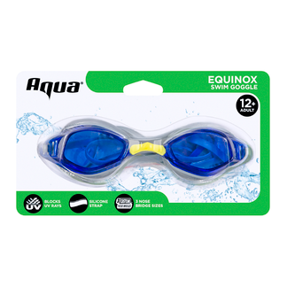 AQUA EQUINOX Swim Goggle Adult Assorted