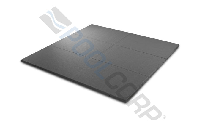 32" x 48" x 2" Gray Spa Pad