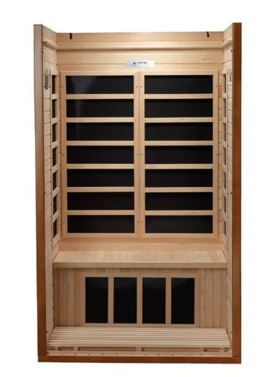 Dynamic "Barcelona Elite" FAR Infrared Sauna Ultra Low EMF with Hemlock Wood