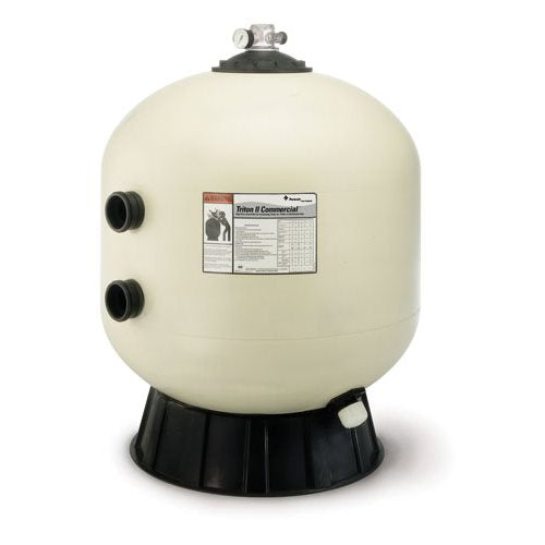 Pentair 36" Triton® C High Capacity Fiberglass Side Mount Sand Filter TR140C Almond