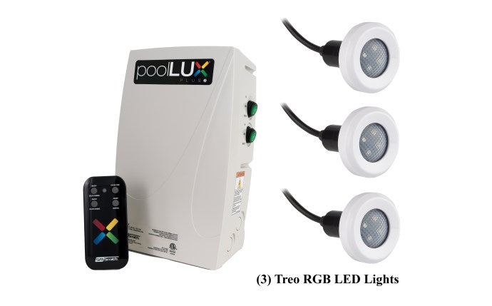 FST-30-0087 POOLLUX PLUS COLOR TREO LED LIGHTS