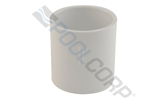 2" White Slip x Slip SCH40 Coupling