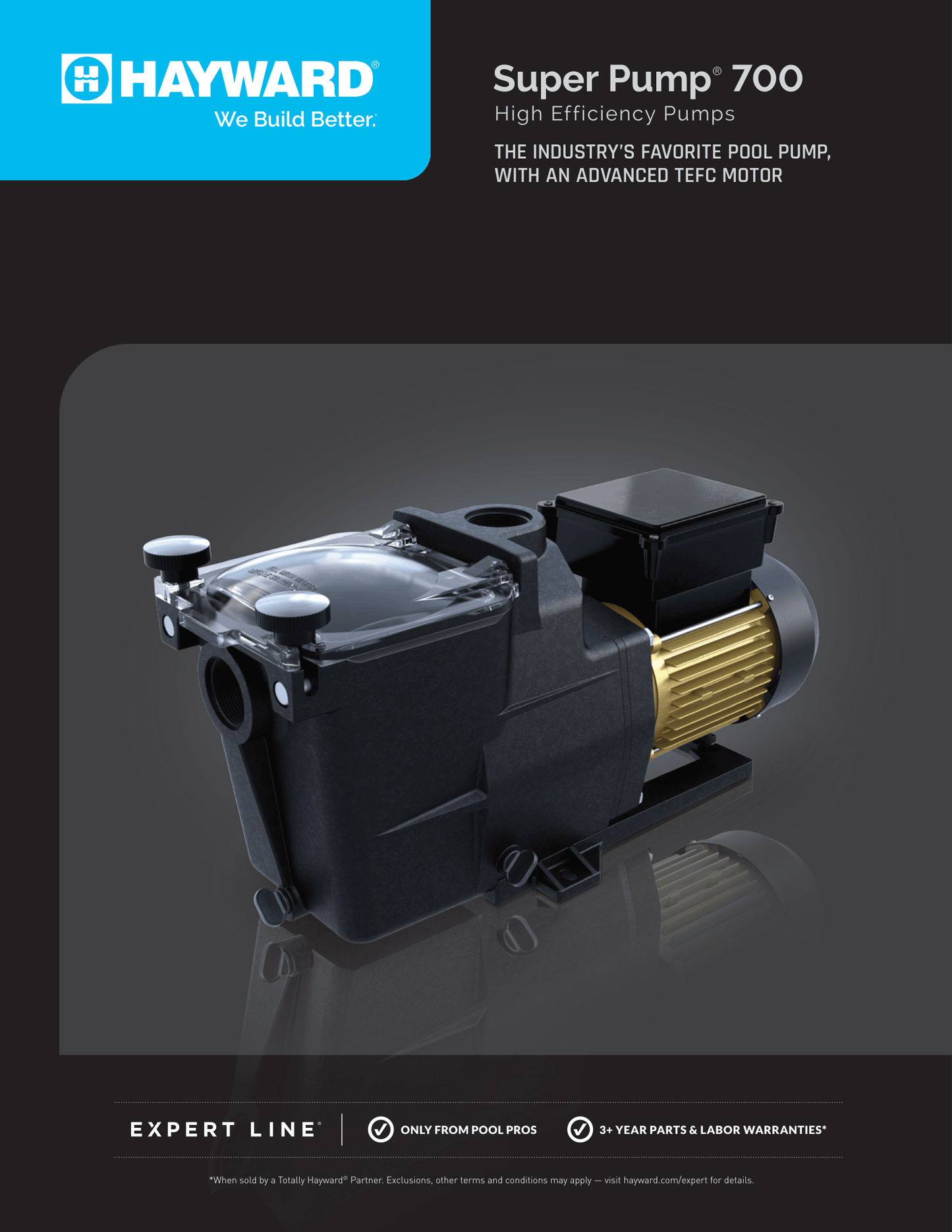 Hayward Super Pump® 700 SP2670007X10 Pump 1HP 115/230V