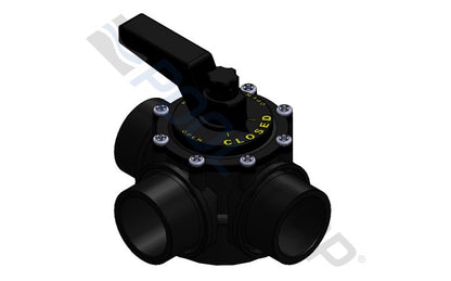 1 1/2" - 2" 3-Way Diverter Valve Slip (1.5" ID 2" OD)