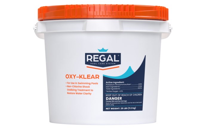 REGAL OXY-KLEAR NON-CHLOR SHOCK 25 LBS