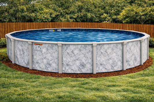 Embassy Sterling — 27' Round Above-Ground Pool — 52" Wall