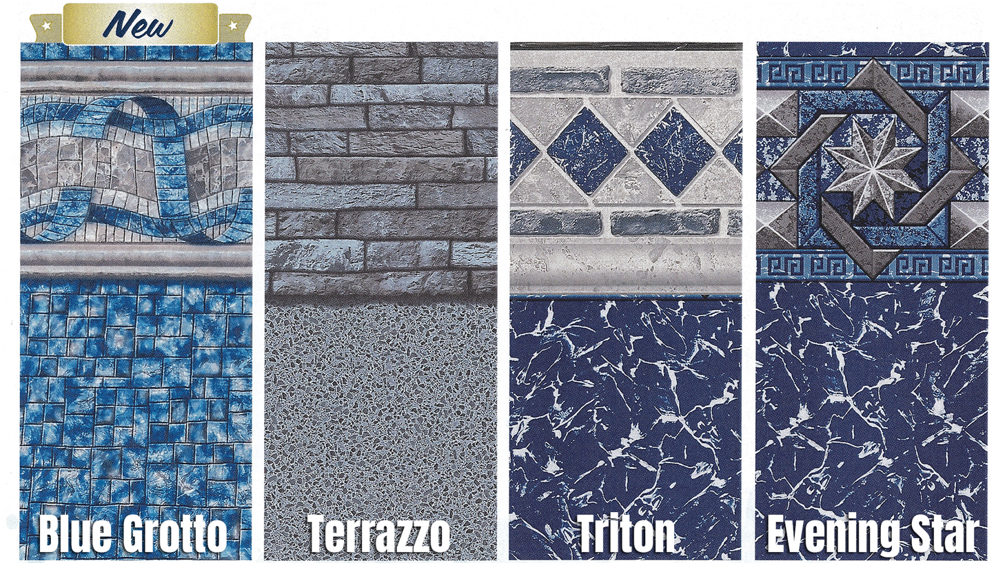 21'X52 ROUND COPPER CANYON - 7" Steel Flare Rail Top Rail - 52" Pool Wall Package