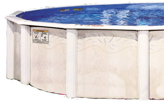 21'X52 ROUND  DESERT SPRING - 8" Resin Top Rail - 52" Pool Wall