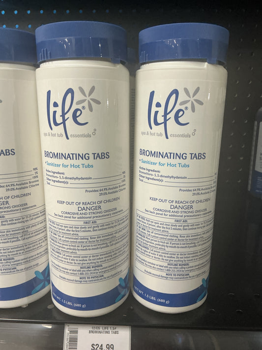 12/CS LIFE 1.5# BROMINATING TABS