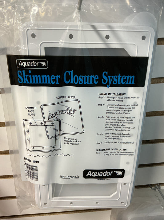 AQUADOR SKIMMER CLOSURE SYSTEM