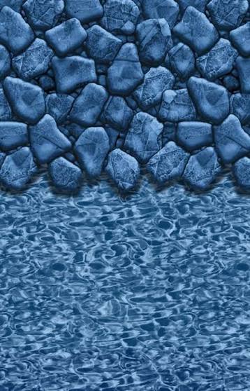 Swimline 21 'x 54" Round Boulder Swirl UniBead Above Ground Pool Liner
