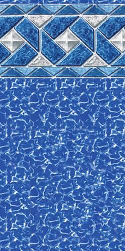 Swimline 24' x 54" Round Mystri Outlook UniBead/Hung Above Ground Pool Liner