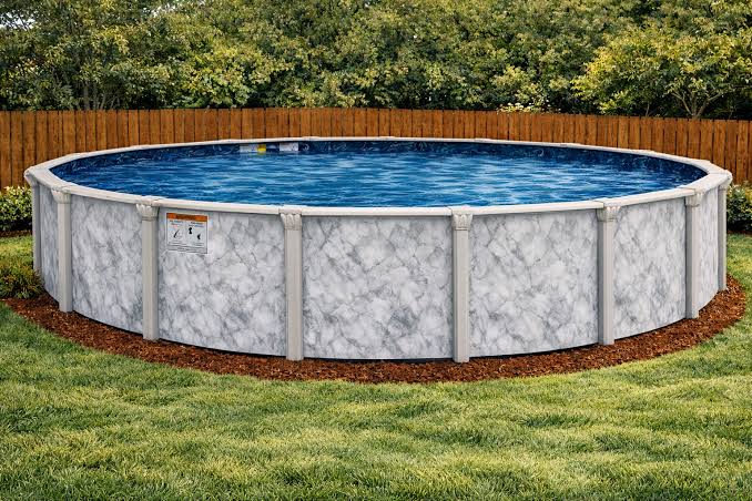 Above Ground Pool 18' x 12'x52" Sterling w/Skirts Steel Pool 10 Ctns