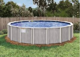 Above Ground Pool 24'x52" Ashwood Resin Resin Pool 5 Ctns