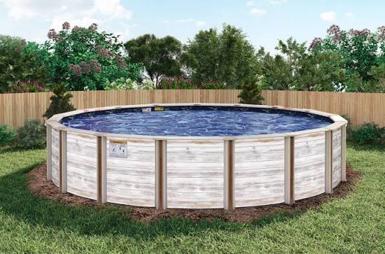 Above Ground Pool 28'X16'x52" Durango Prem Salt Friendly Resin Pool 8 Ctns