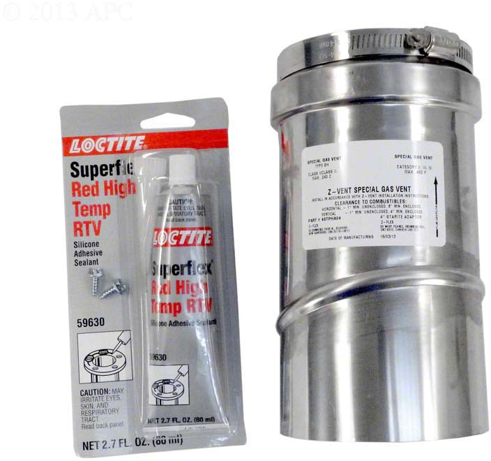 Pentair Stainless Steel Horizontal/Vertical Positive Pressure Venting Adapter