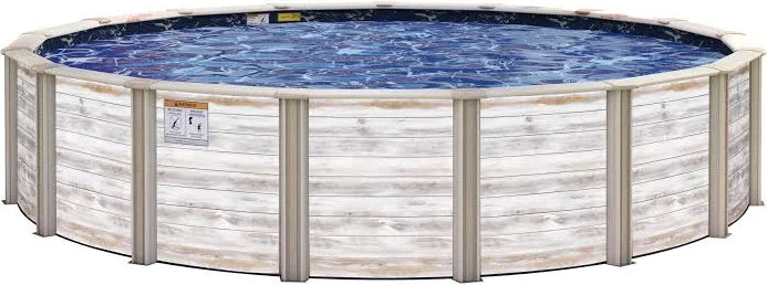 Durango 15' Round 54" Pool Package - Includes Boulder Swirl Liner, Ladder & Maintenance Kit