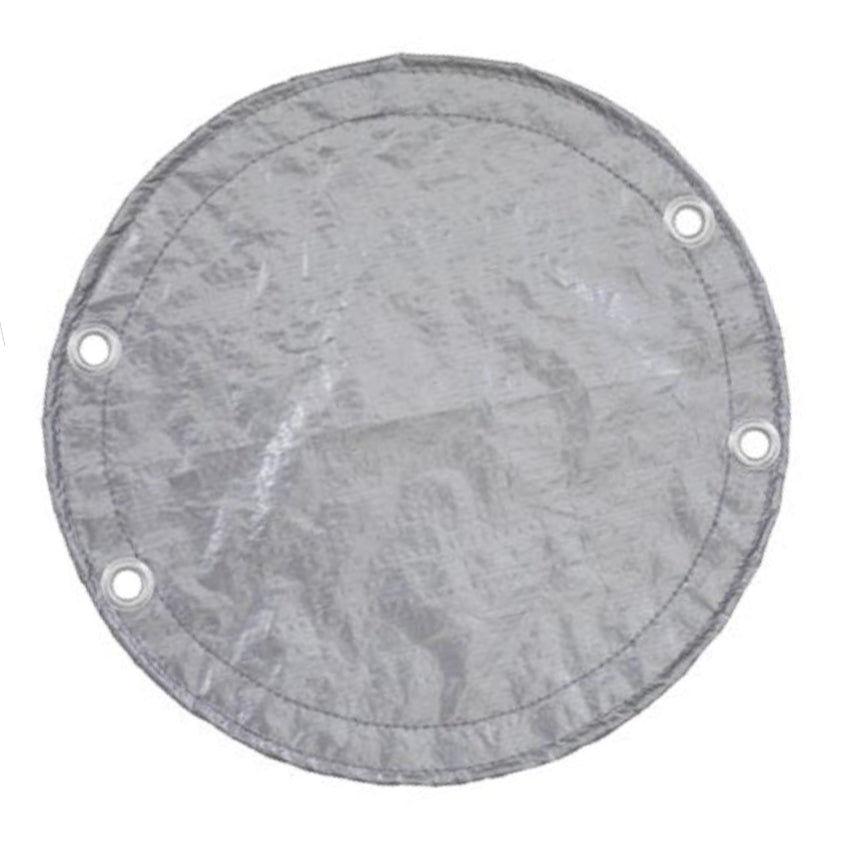 COVER ROUND 12' SILVER/BLACK