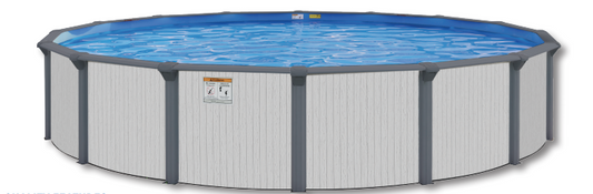 15'X52 ROUND SUMMER NITES - 7" RESIN TOP RAILS - 52" WALL PACKAGE