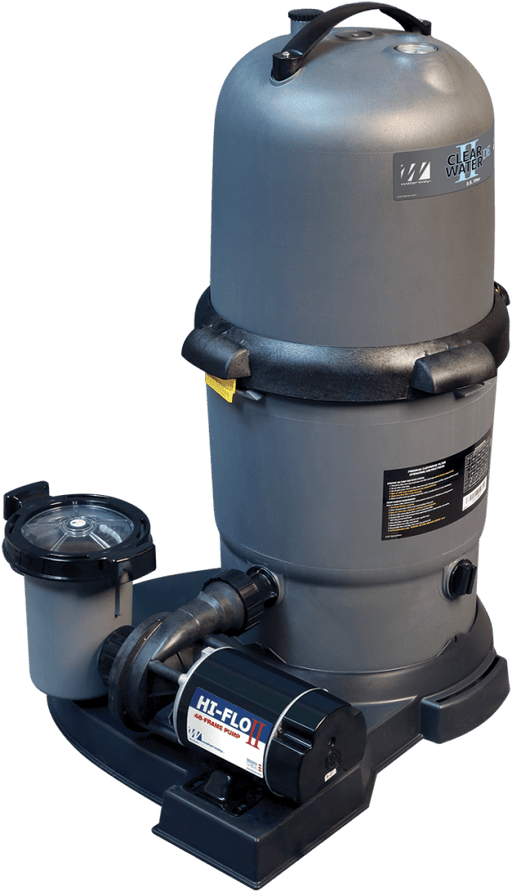 Waterway 100 SqFt ClearWater II™ Cartridge Filter System for Above Ground Pool 1.5HP